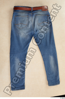 Clothes  214 blue jeans brown belt casual clothing 0002.jpg